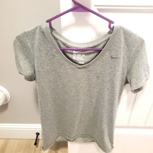 Womens Nike Dri-fit Vneck